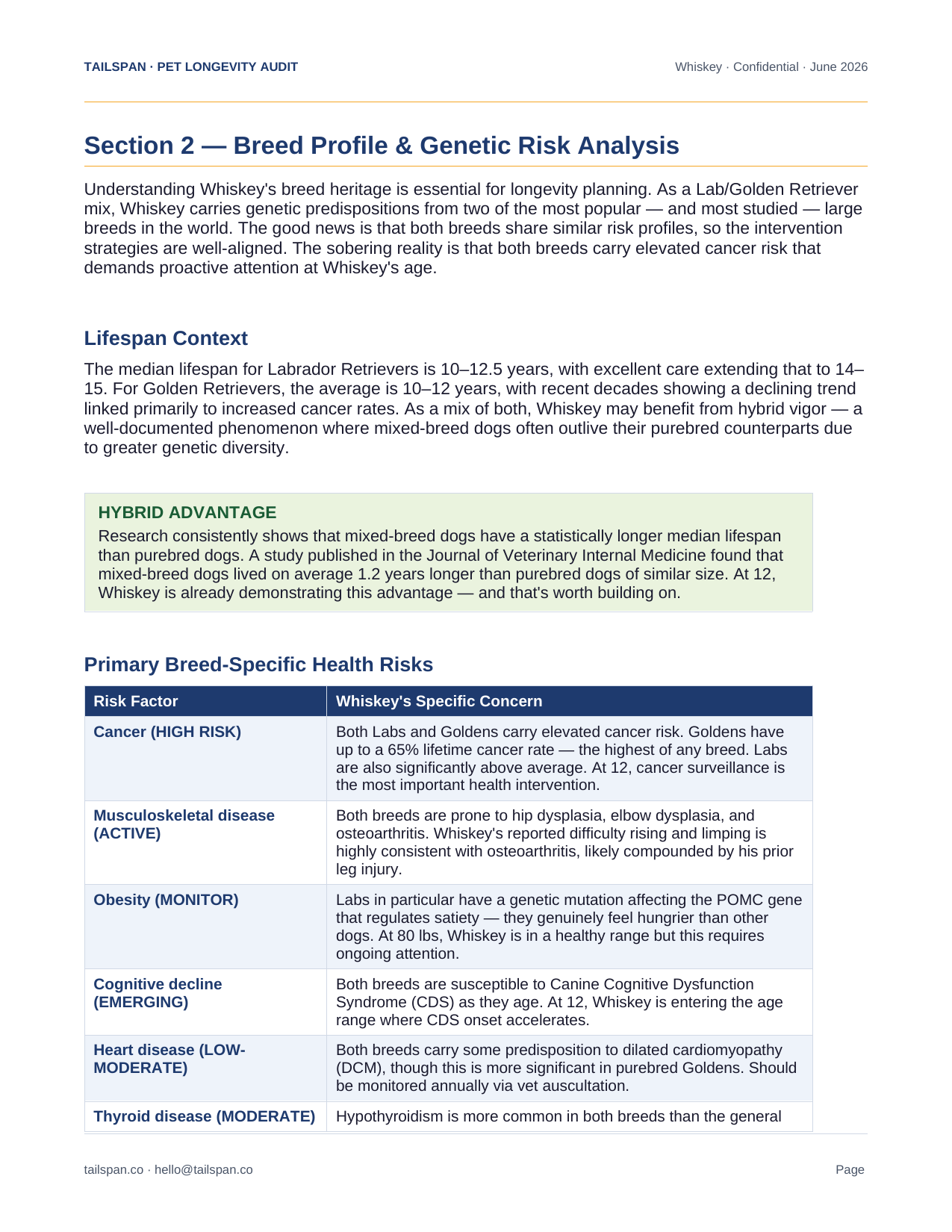 Sample audit page 4