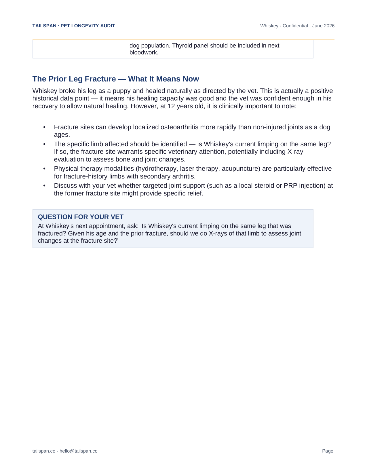 Sample audit page 5