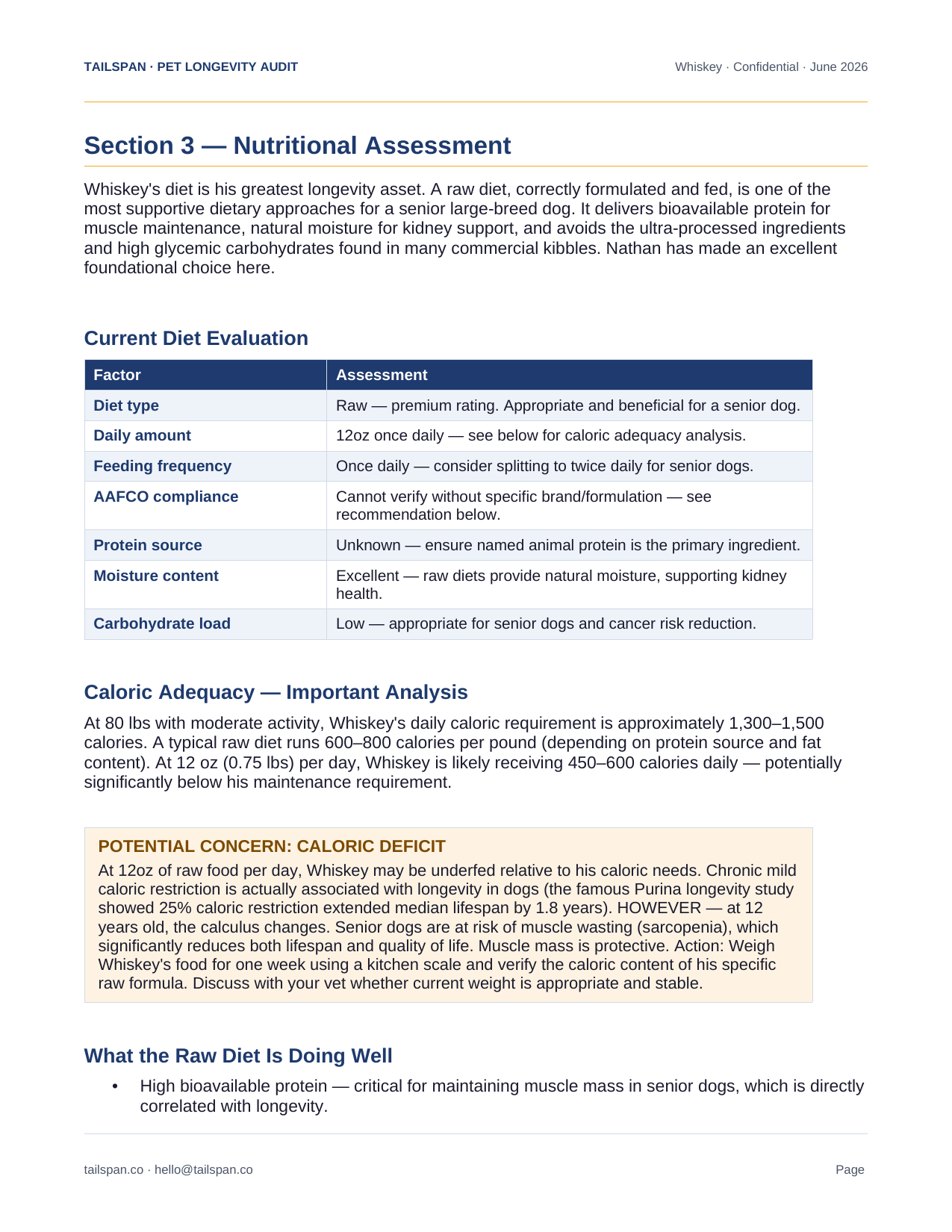 Sample audit page 6