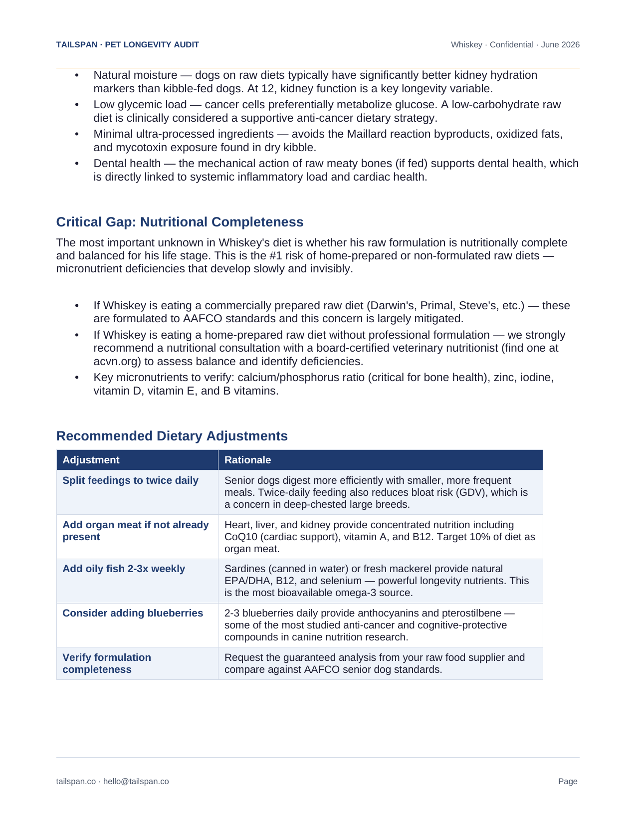 Sample audit page 7