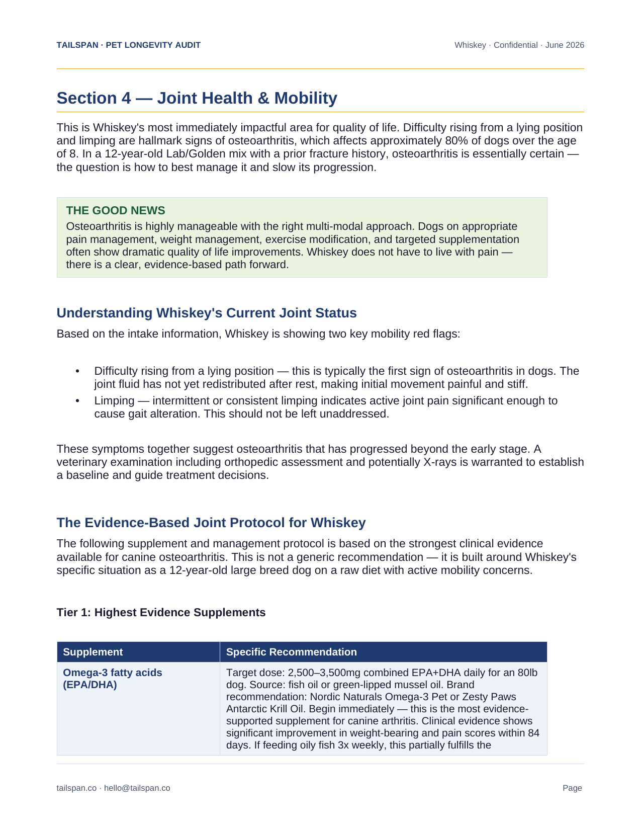 Sample audit page 8