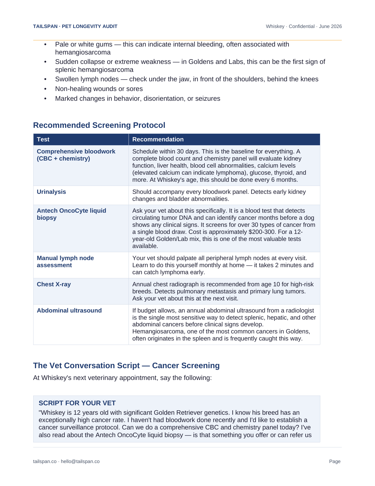 Sample audit page 12