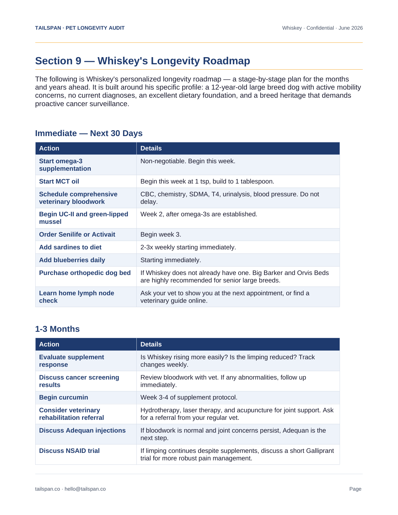 Sample audit page 19