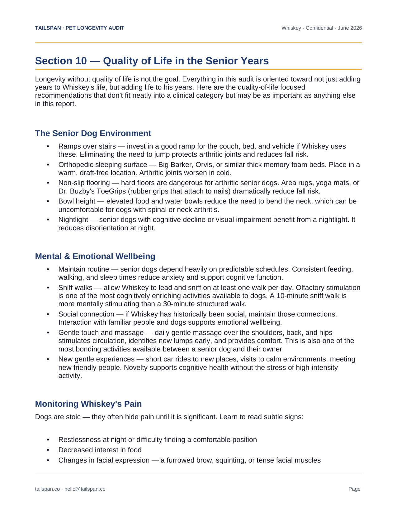Sample audit page 21