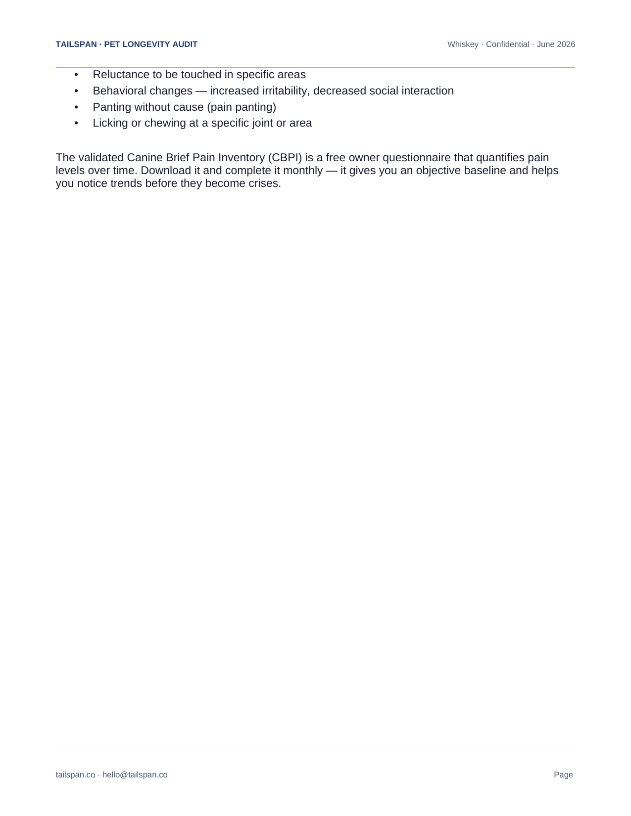 Sample audit page 22